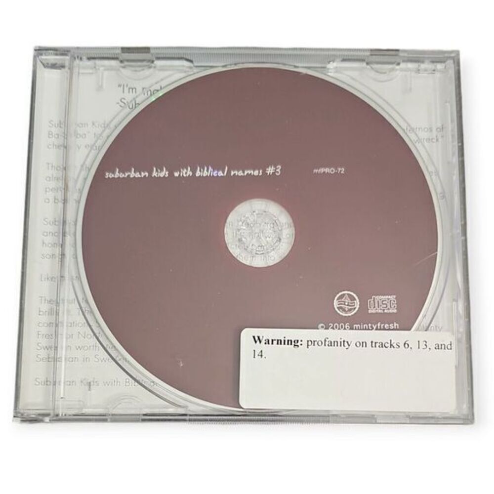 Suburban‎ Kids With Biblical Names – #3 [2006 Promotional CD]